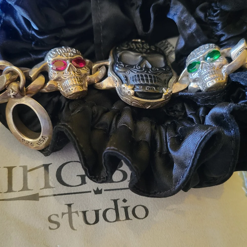 King Baby Studio Skull Bracelet - Picture 3 of 13